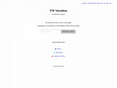 tmvaruhus.se snapshot