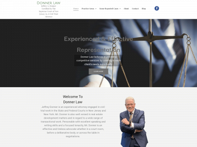 www.donnerlaw.net snapshot
