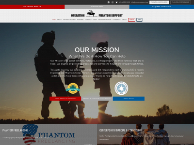 www.phantomsupport.org snapshot
