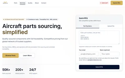 meridianavia.com snapshot