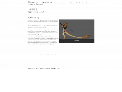 abenthylilliestrom.se snapshot