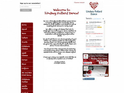 lindseypollarddance.co.uk snapshot