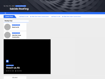 salcidoroofing.com snapshot