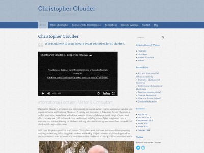 christopherclouder.com snapshot