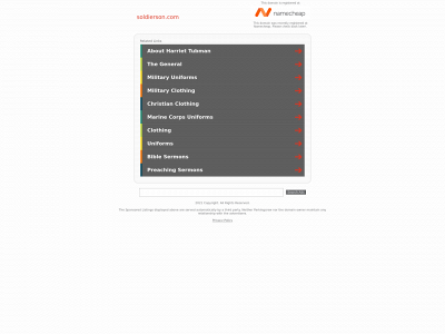 soldierson.com snapshot