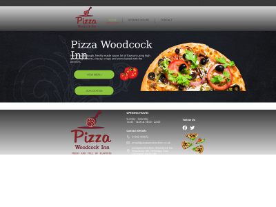 pizzawoodcockinn.co.uk snapshot