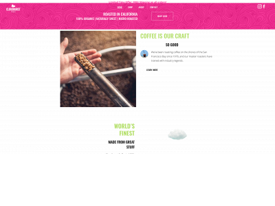 cloudburstcoffee.com snapshot