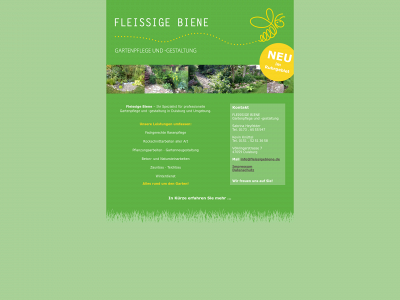 fleißigebiene.de snapshot