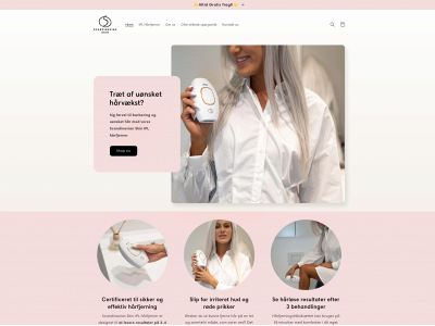 scandinavianskin.dk snapshot