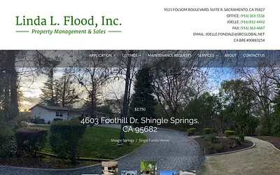 lindaflood.com snapshot