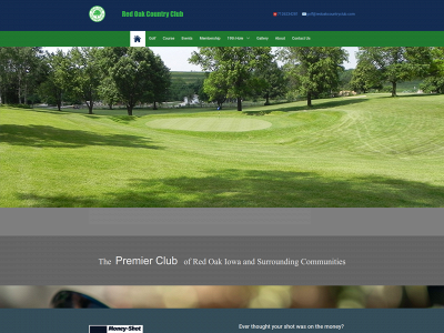 redoakcountryclub.com snapshot