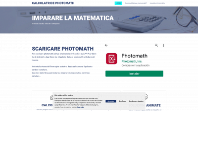 calcolatricephotomath.com snapshot