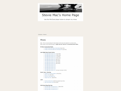 stevemc.co.uk snapshot
