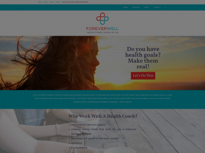 liveforeverwell.com snapshot