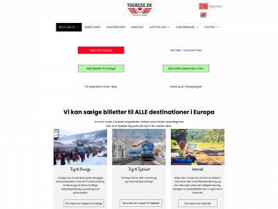 togrejse.dk snapshot