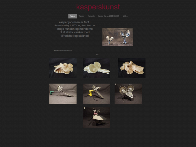 kasperskunst.dk snapshot