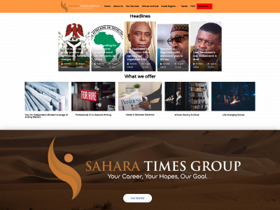 saharatimesgroup.com snapshot