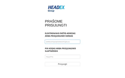 dirbu.headex.eu snapshot