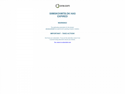 siimskovmtb.dk snapshot