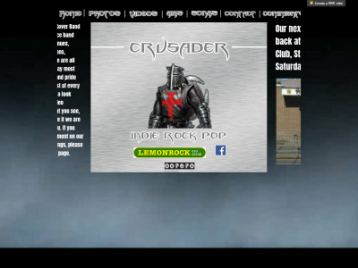crusader-band.co.uk snapshot
