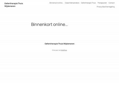 thuiszorgoefentherapie.nl snapshot