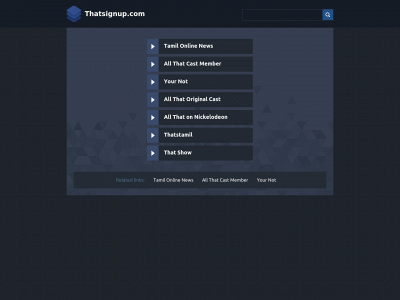 thatsignup.com snapshot