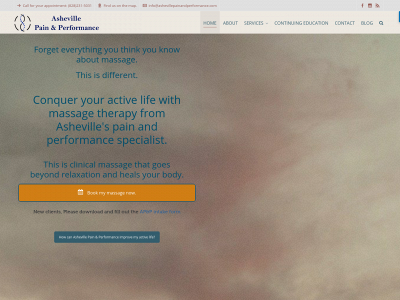 ashevillepainandperformance.com snapshot