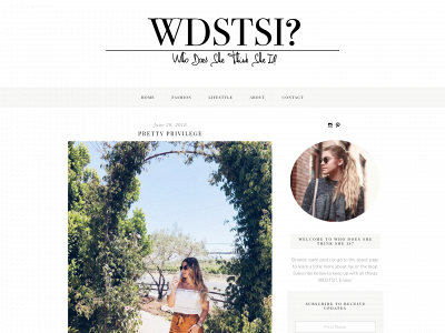 whodoesshethinksheisblog.com snapshot