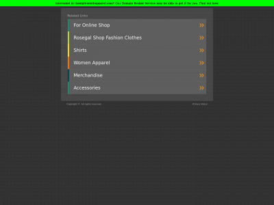 theeighteenthapparel.com snapshot