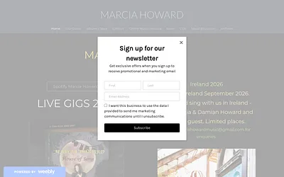 www.marciahoward.com.au snapshot