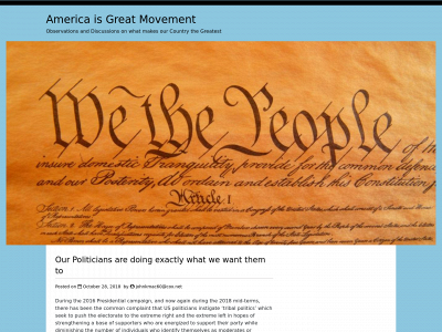 americaisgreatmovement.com snapshot