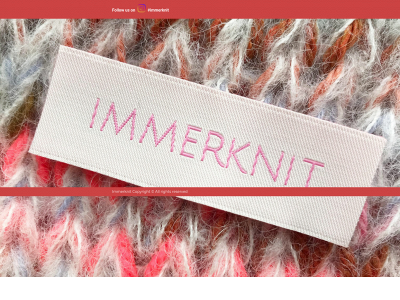 immerknit.dk snapshot