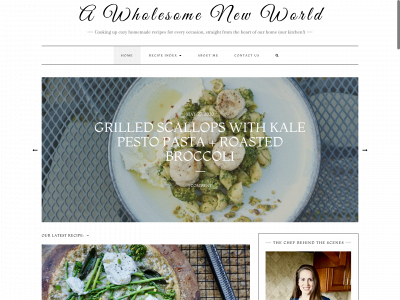 awholesomenewworld.com snapshot