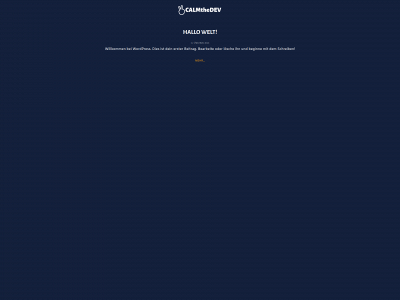 calmthedev.com snapshot