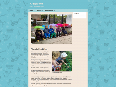 annemona-privatpasning.dk snapshot