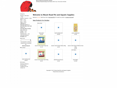mount-road-pet-and-aquatic-supplies.co.uk snapshot