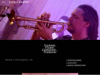 www.nickdunhammusic.com snapshot