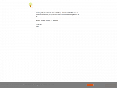 caroldoyleyoga.com snapshot