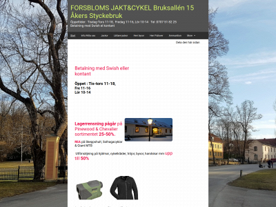 forsblomsjaktcykel.se snapshot