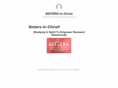 sisters-in-christ.com snapshot