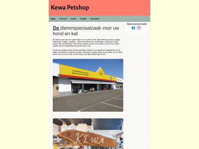 kewapetshop.be snapshot
