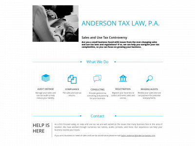 andersontaxlaw.com snapshot