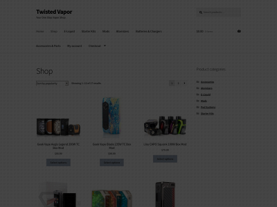 twistedvaporva.com snapshot