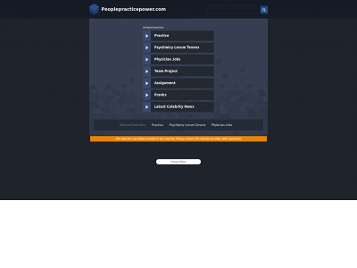 peoplepracticepower.com snapshot