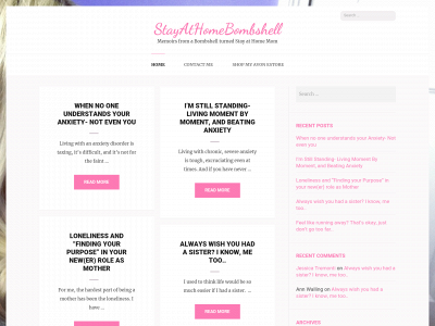 stayathomebombshell.com snapshot