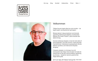 bjarnedamlarsen.dk snapshot