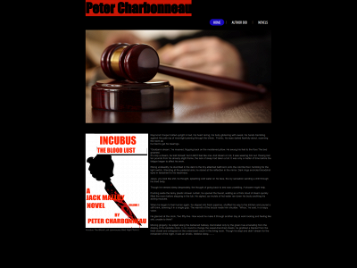 petercharbonneaunovels.com snapshot