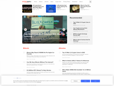 actualsimple.com snapshot