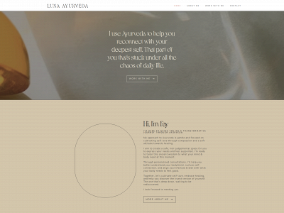 lunaayurveda.com snapshot