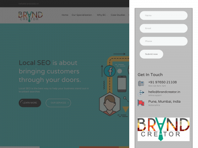 brandcreator.in snapshot